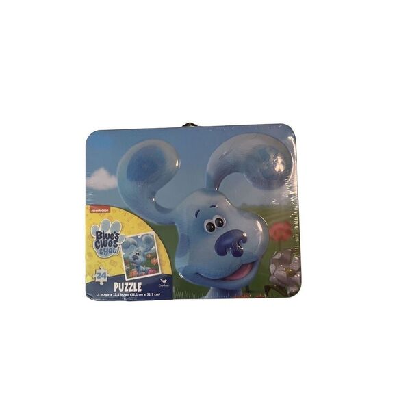 Blue's Clues & You Large Lunch Tin Box with 24 pc puzzle inside - TW1 - Picture 4 of 7